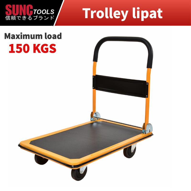 Sunc Troli Barang Lipat Hand Truck Model Besi 150 Kg