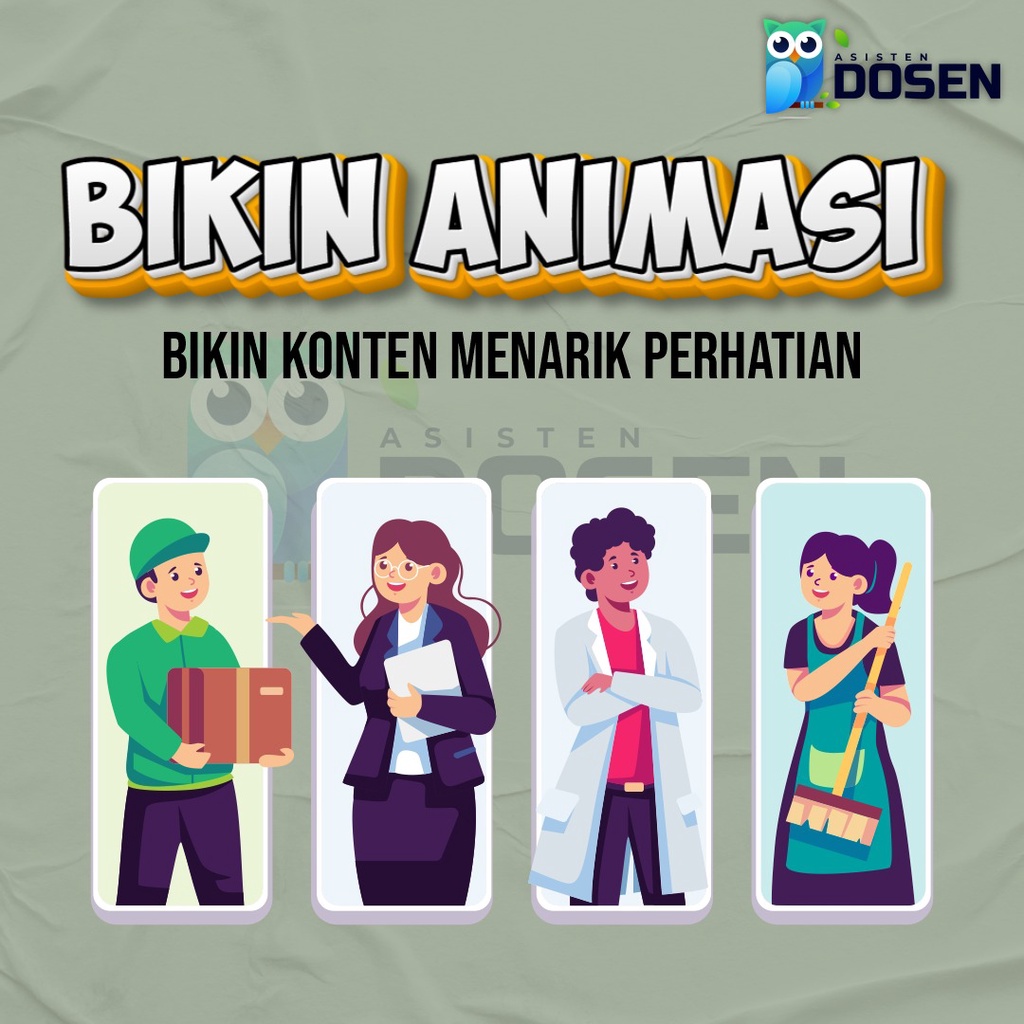 Animasi Standar 2D | Explainer Video Presentasi Animasi Pembelajaran Kartun Promosi Powtoon Animaker