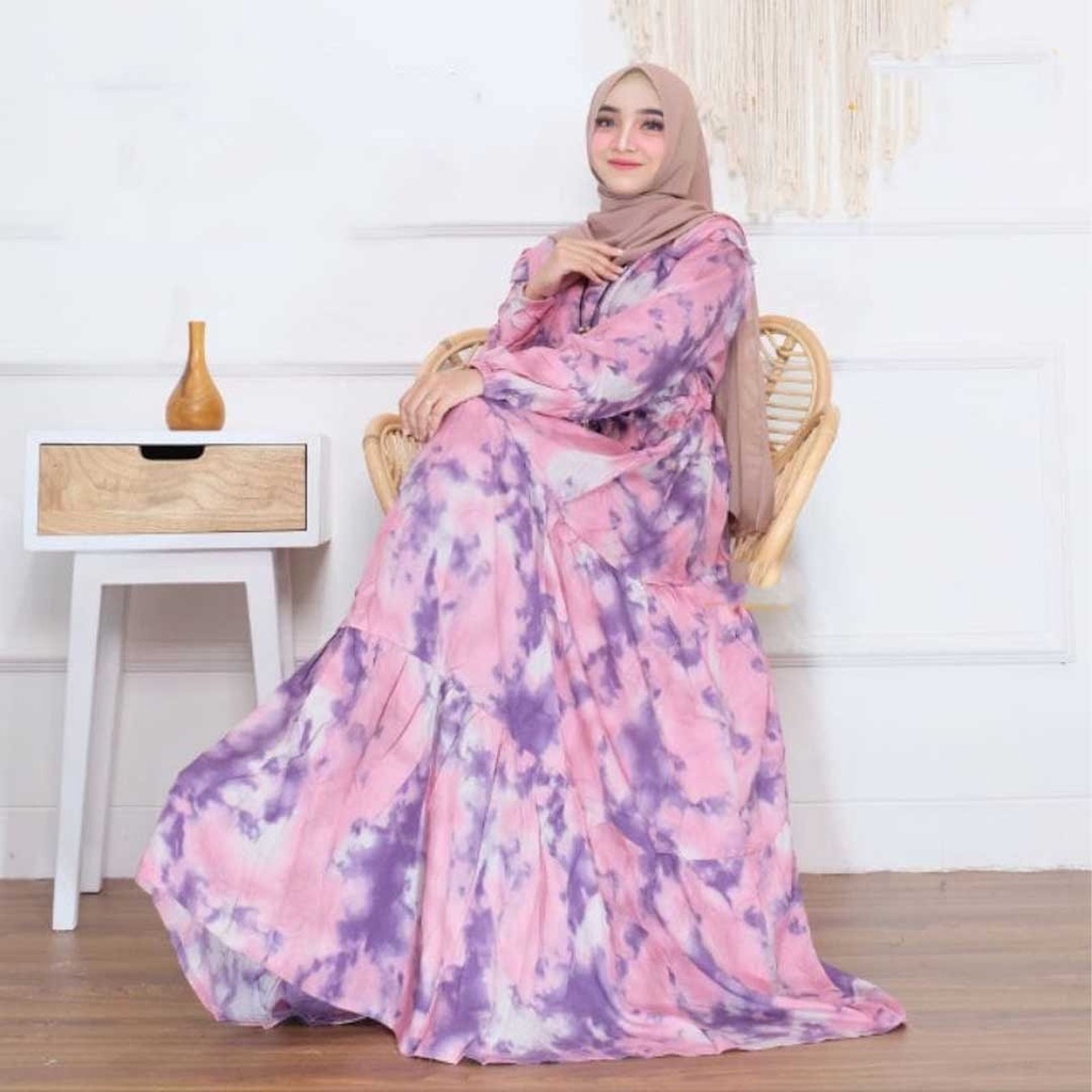 UNGE DRESS / DRESS RAYON / GAMIS TIEDYE / GAMIS RAYON / GAMIS REMAJA / GAMIS WANITA / GAMIS MURAH / 