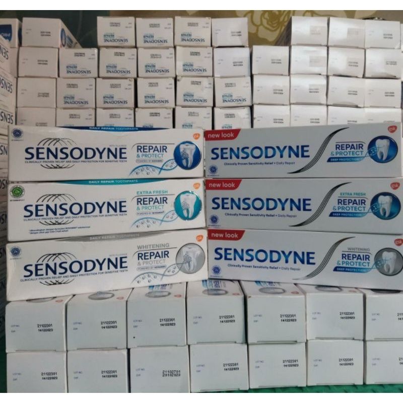 SENSODYNE REPAIR &amp; PROTECT 100 GR &amp; SENSODYNE All Pasta Gigi / Odol