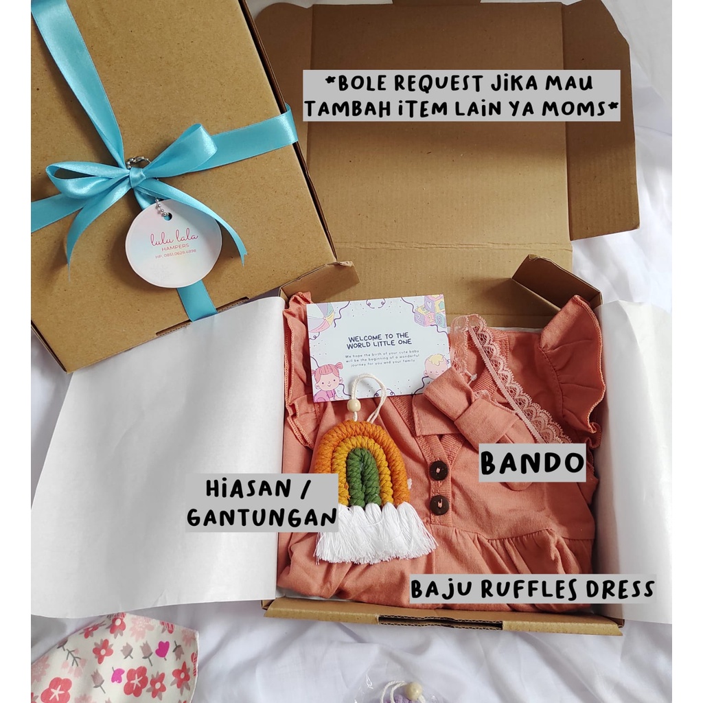 Hampers Parcel Paket Gift Set Kado Hadiah Newborn Baby Bayi Lahiran Box