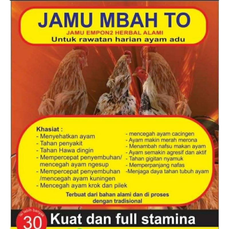 

Jamu Ayam bangkok