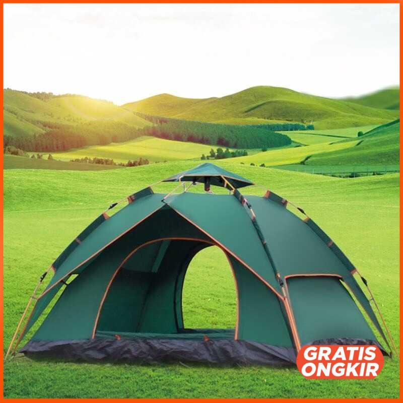 Tenda Kemah Camping Outdoor Adventure 3-4 Orang - ZK50