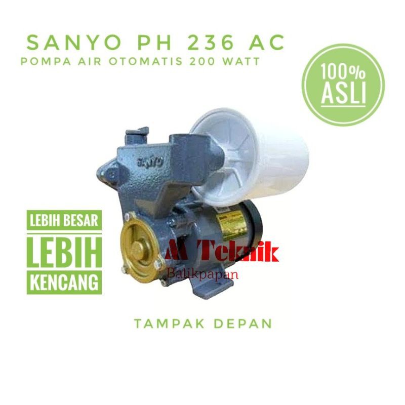 Pompa Sanyo 200 Watt Otomatis PH 236 AC ph236ac P-H236AC Paling Murah
