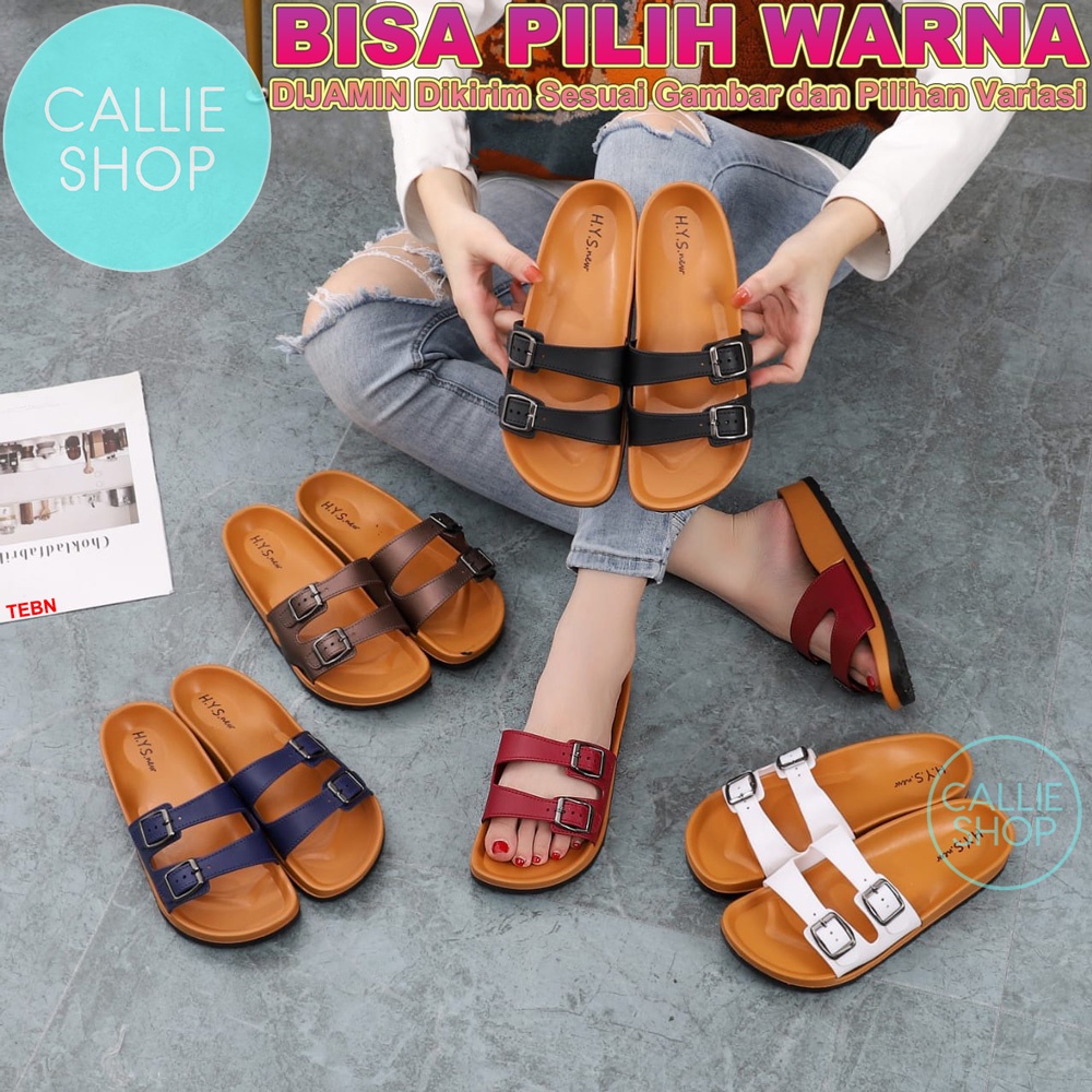 Sandal Wanita Selop Import Jelly Puyuh HYS 8051-1 BLGHYSMTF 8050 BLGHYSPLS