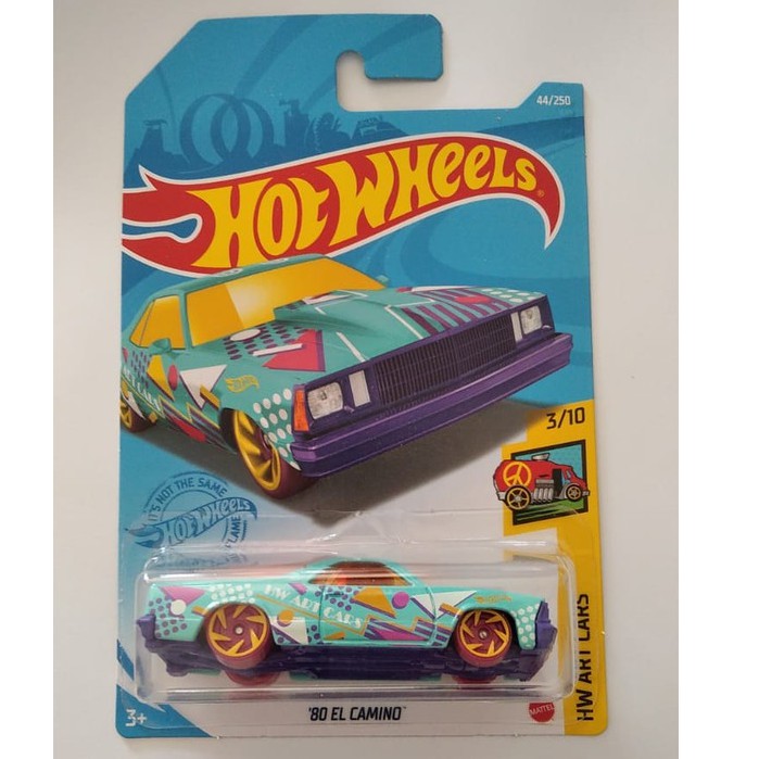 Diecast Hot Wheels 80 EL CAMINO HW Art Cars Hotwheels Lot K 2021 Mobil Mainan Anak