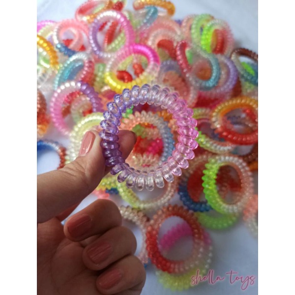 IKAT RAMBUT SPIRAL / KARET RAMBUT SPIRAL isi 10pcs