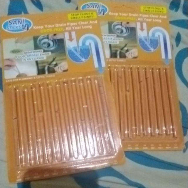 Sani Stick Pembersih Saluran Air Anti Tersumbat Stik Bersih Pipa Bau Cleaner Deodorizer Bebas Minyak