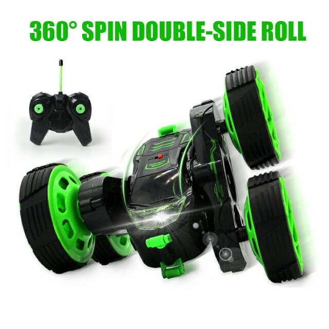 RC Crawling Stunt Car Offroad Brushed 360 SPIN DOUBLE - SIDE ROLL Led Light Rock Crawler PREDATOR