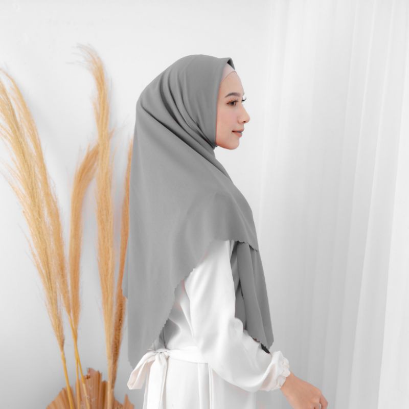 SQUARE LASERCUT SYARI 130 CM / SEGIEMPAT LASER CUT JUMBO / HIJAB JUMBO / JILBAB SYARI