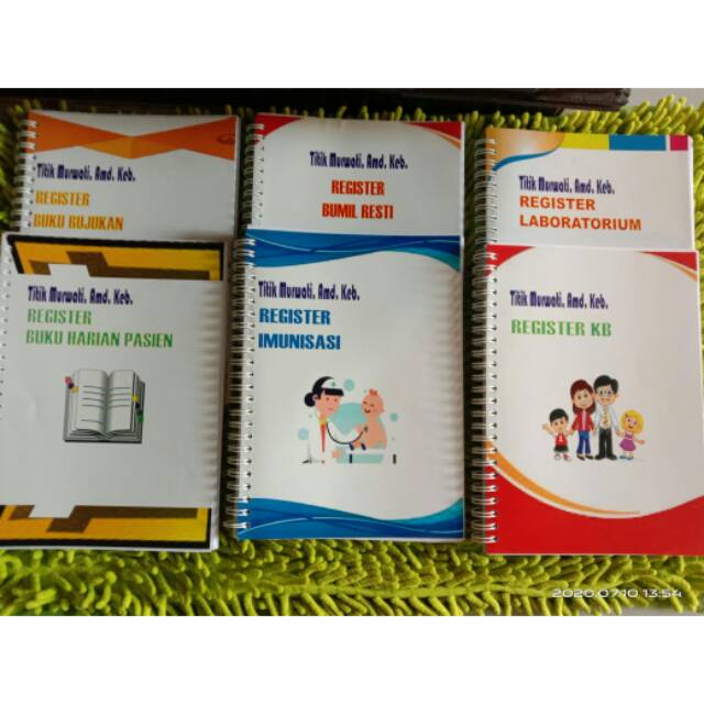 Buku Register - Buku Register kohort - Register Bidan - Buku Register Laborat - Register ANC