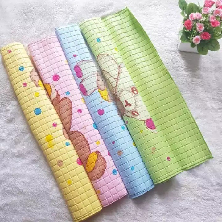 Perlak Bayi Motif Lucu New Born Ukuran 65x55cm Waterproof Murah PERLAK BABY / MATRAS BAYI /ALAS BAYI LUCU DAN MURAH - by belbra