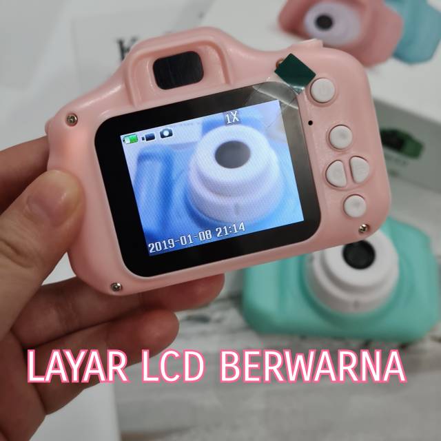 Kado Anak Kamera Pastel / Digital Camera Bergaransi