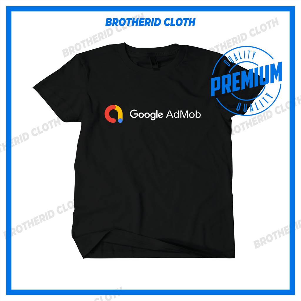 Kaos Google Admob Logo Terbaru