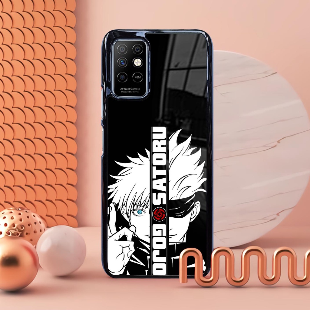 (CF50) Case Glossy Infinix Note 8 | Note 10 | Note 10pro NFC | Casing Hp Kliau | Anime Jujutsu Kaise