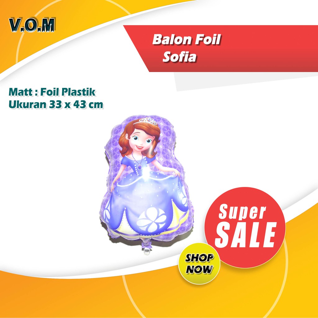 Balon Foil Sofia 0431