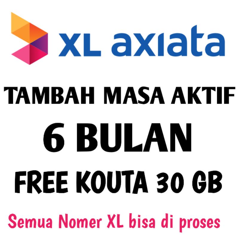 PERPANJANG TAMBAH MASA AKTIF KARTU XL 6 BULAN