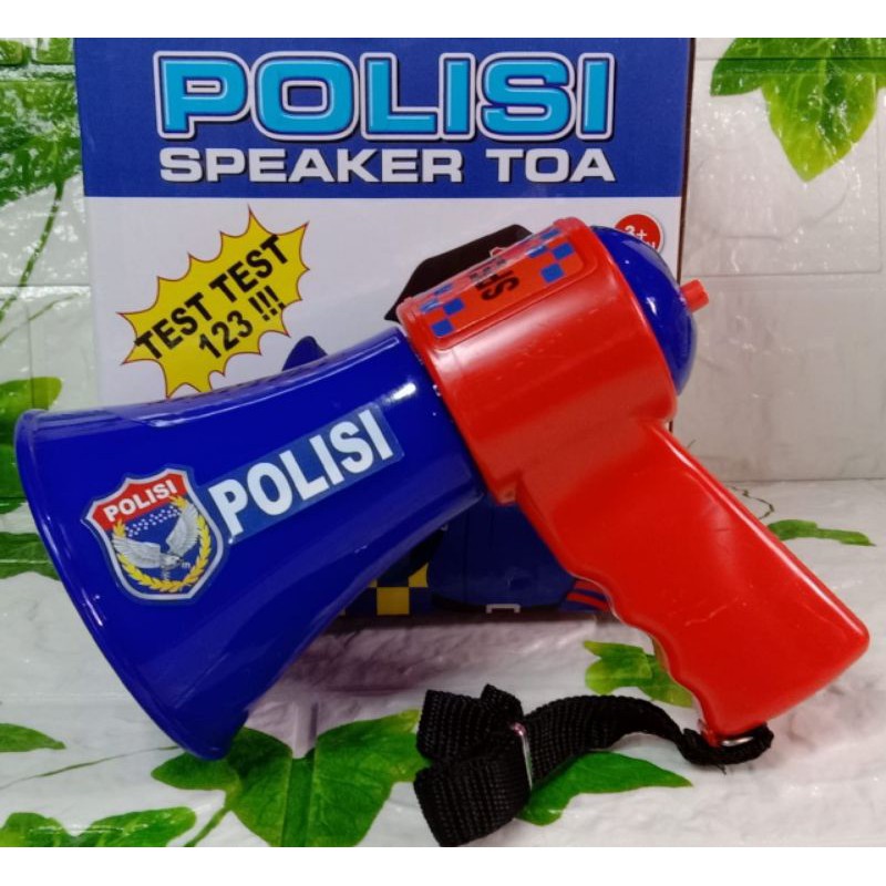 Mainan Toa GG007 Polisi-Pemadam Speaker Toa Usia 3 Tahun?Speaker Toa polisi-Pemadam kebarakaran