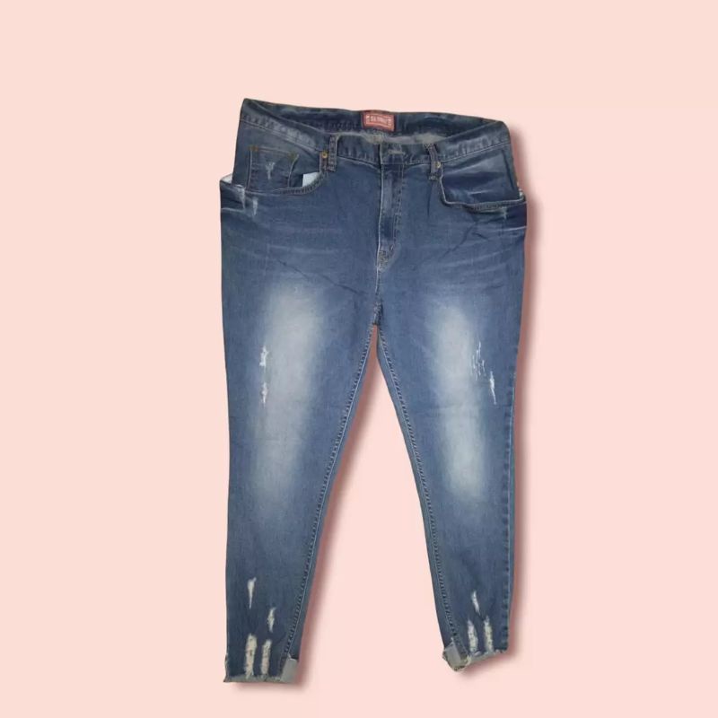 celana jeans wanita//celana jeans sobek"//celana jeans panjang//celana jeans second
