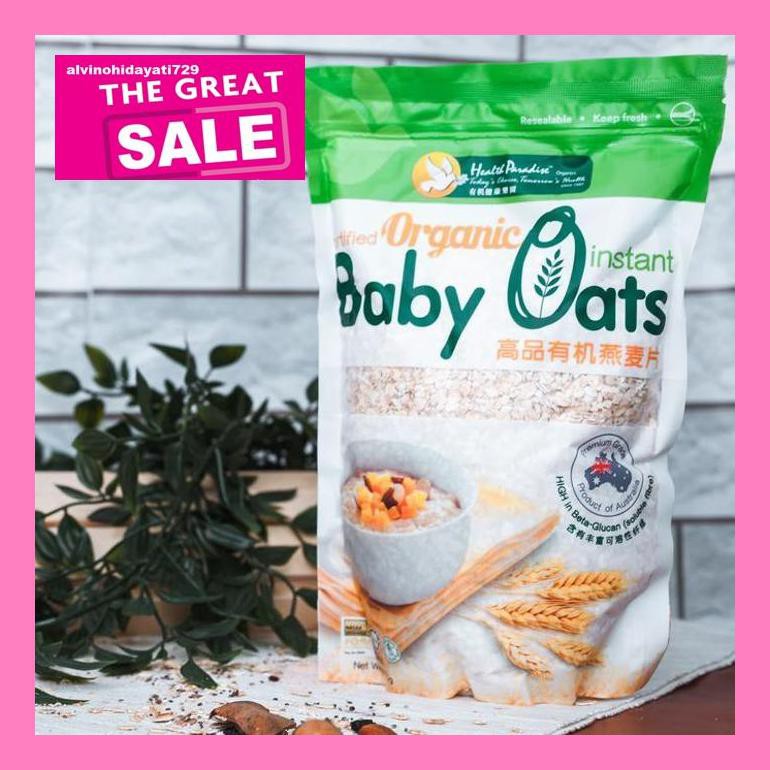 

Al04Nind Health Paradise Organic Instant Baby Oat - 500G Indvvl03