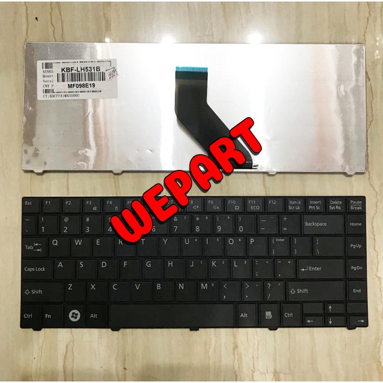 Keyboard Laptop Fujitsu Lifebook LH530 LH531 LH520 LH701 BH531