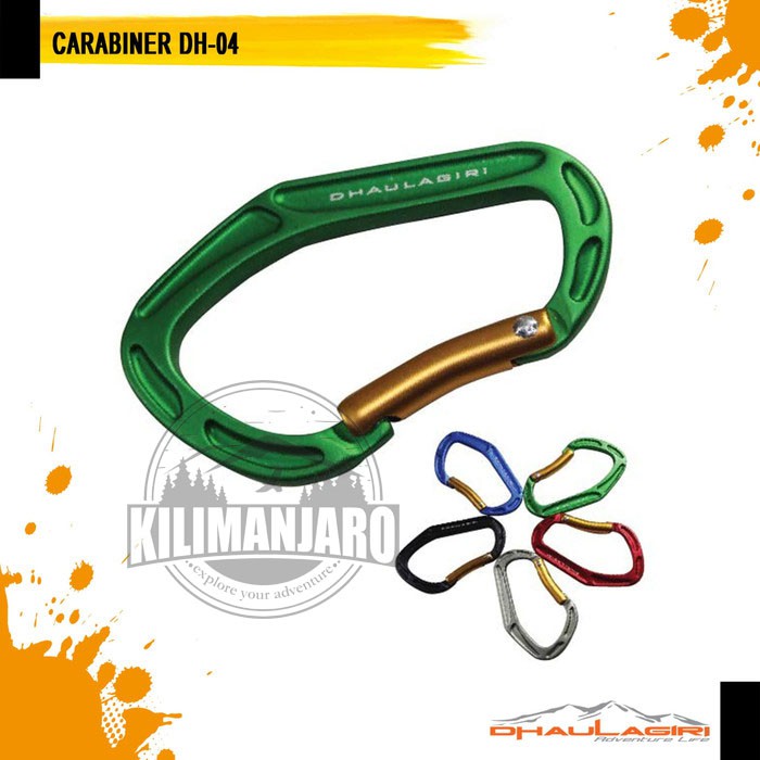 Carabiner Dhaulagiri DH 04 Gantungan Kunci Outdoor Camping