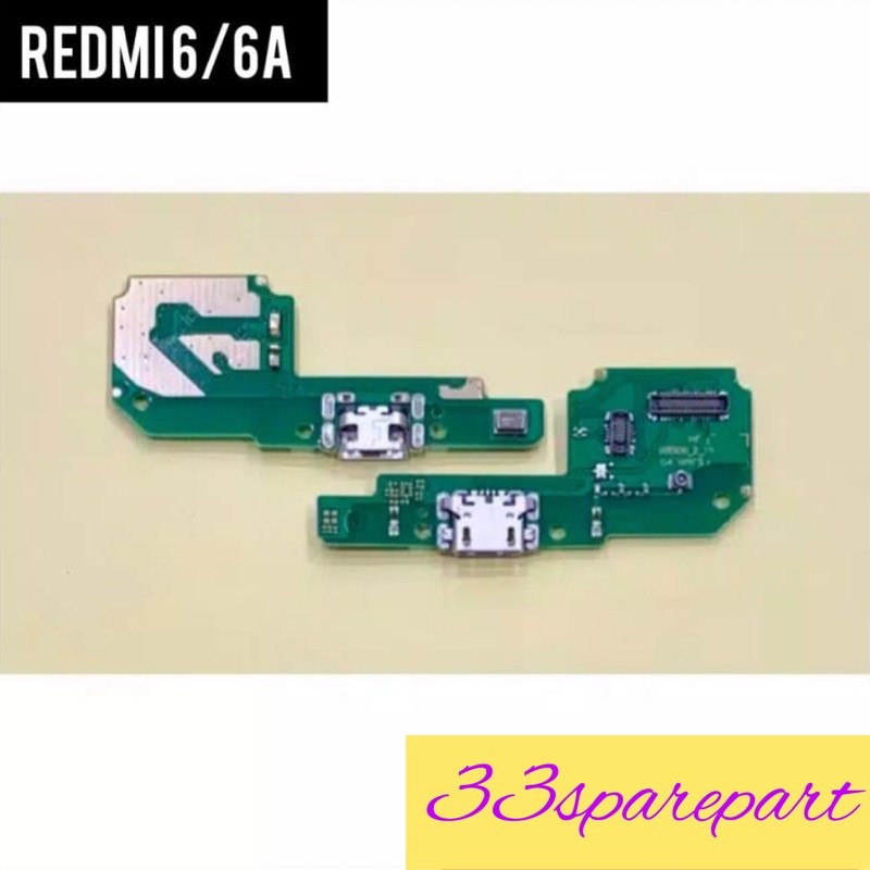 FLEXIBLE CHARGER/PCB +MIC XIAOMI REDMI 6/6A ORIGINAL