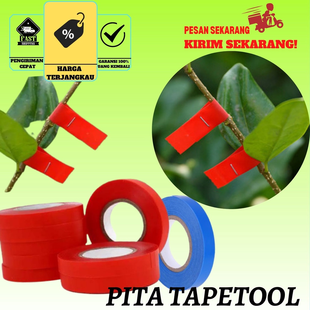 Jual Pita Tapetool Refill Tape Untuk Pengikat Atau Menali Tanaman Buah