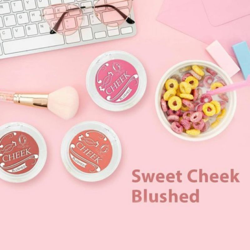 BPOM Madame Gie Sweet Cheek Blushed - MakeUp Blush On Powder Matte