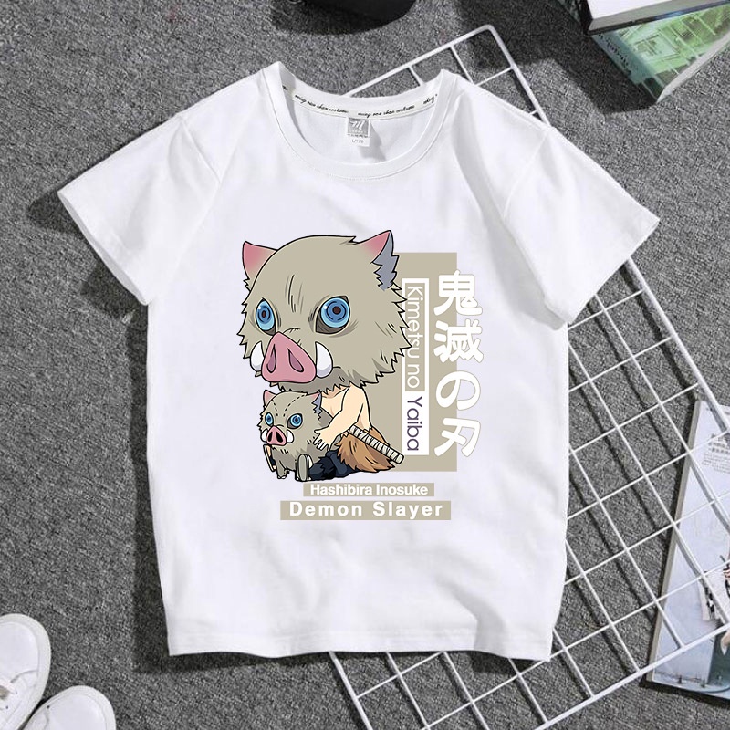 MYSTIQUE.ID-BAJU KAOS DEMON SLAYER  T-SHIRT LUCU DAN AESTHETIC