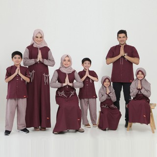 NIBRAS SARIMBIT 68 MAROON COUPLE  KELUARGA  Shopee Indonesia