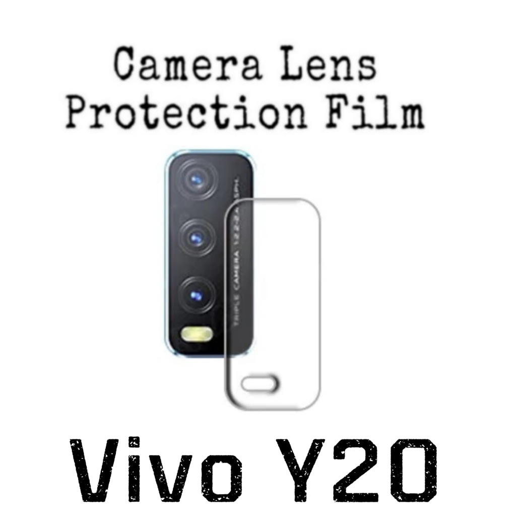 PROMO 3in1 VIVO Y20 Tempered Glass Layar FULL COVER Black &amp; CAMERA Free GarSkin