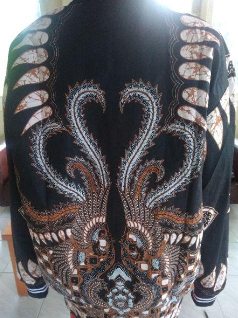 (1kg=4pcs) Jaket Batik Lengan Panjang Batik Ori Nareswari Janindro Batik Solo Seragam Batik