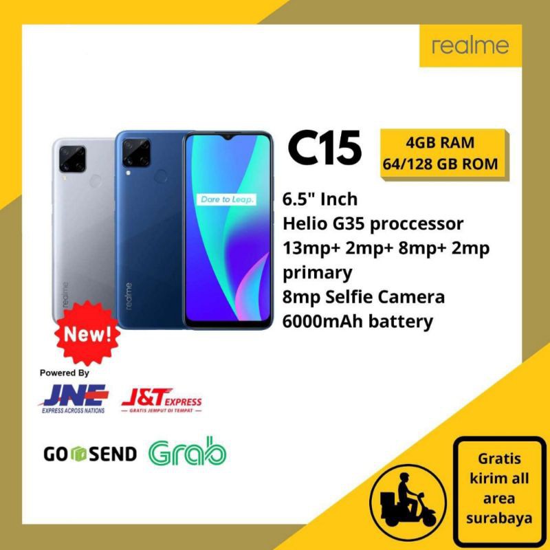 Realme C15 Ram 4/64gb