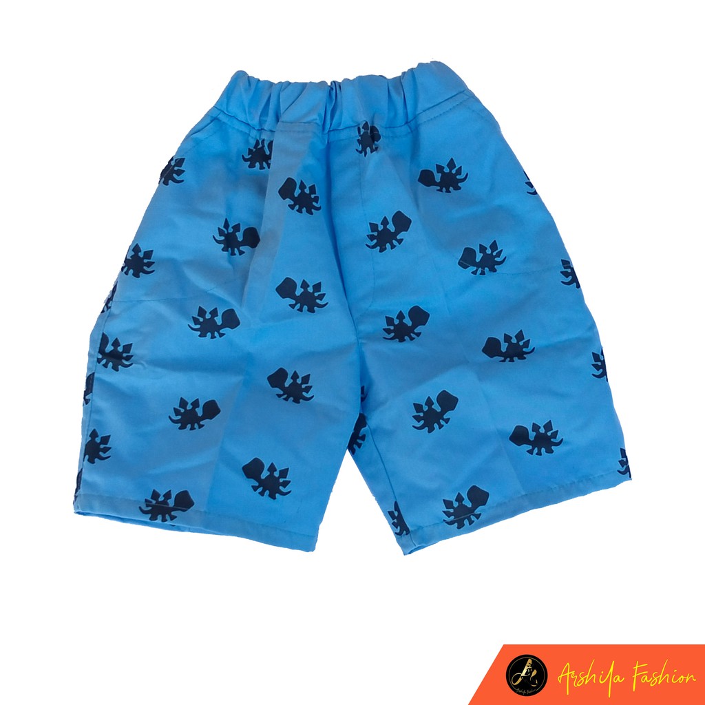 Celana Anak Pendek Motif Sablon 1thn s/d 6 thn Anak Laki-laki Dan Perempuan