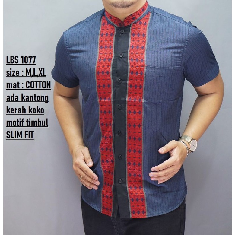 BAJU LEBARAN MUSLIM KOKO PRIA SLIMFIT