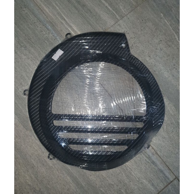 tutup kipas vespa PX PXE EXCEL Carbon
