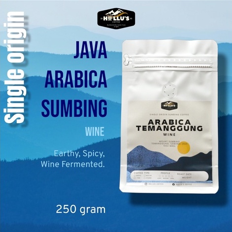 

Kopi Arabika Sumbing Wine Temanggung (Biji/Bubuk)-250 gram