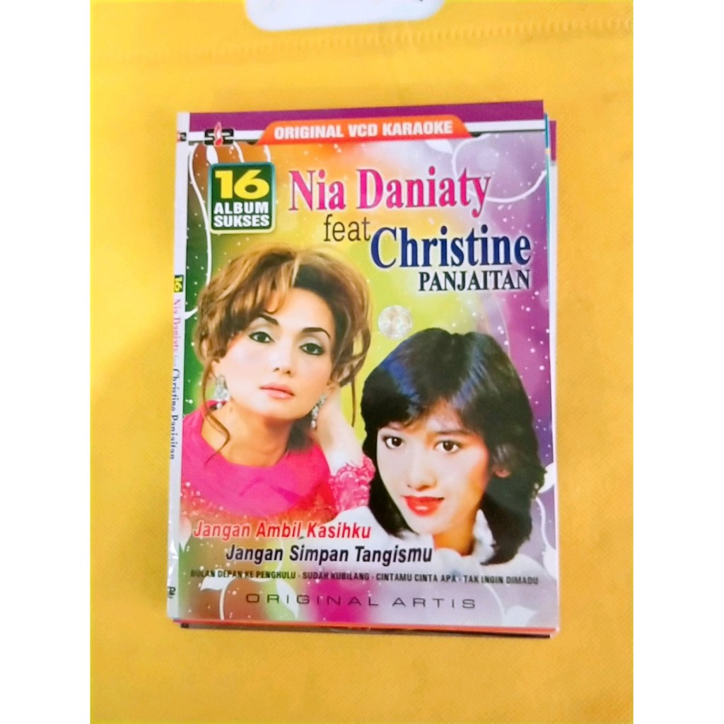TERLARIS KASET VCD ORI KARAOKE NIA DANIATY feat CHRISTINE PANJAITAN