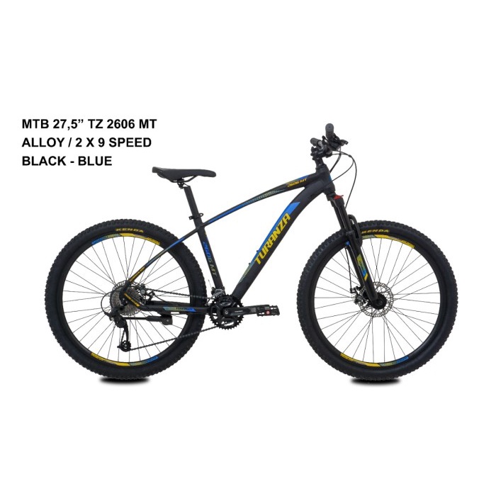 Sepeda gunung MTB 27.5 Turanza 2606 MT 2x9speed