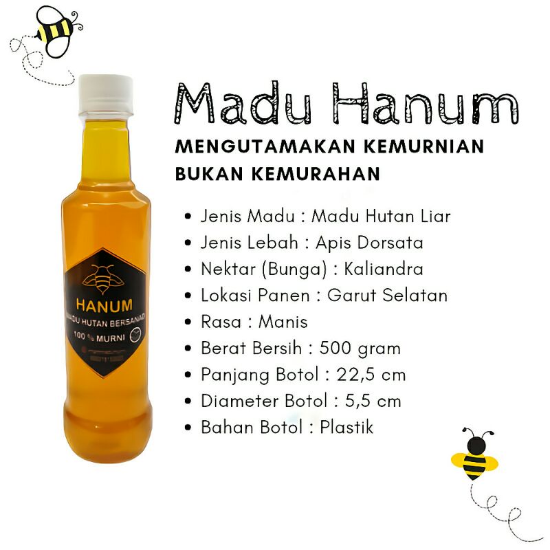 

Madu Hanum | Madu Hutan Murni 500gr