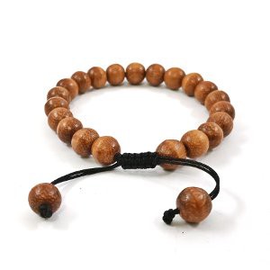 Gelang Tangan Original Kayu Galih Kelor Emas Model Tali Serut Shambala
