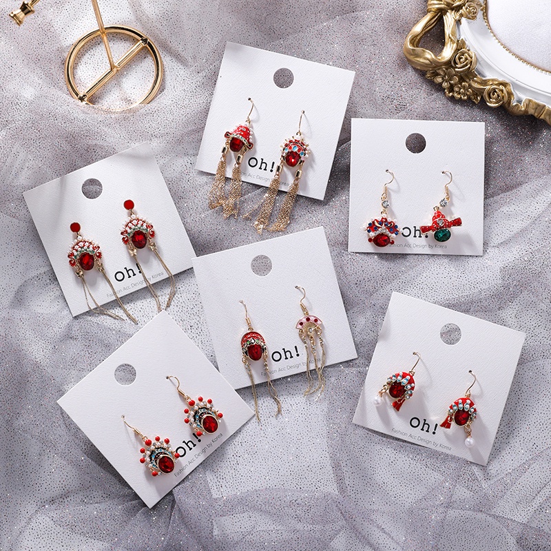Anting Tusuk Gantung Temperament Desain Pisau Gaya Cina / Etnik Kreatif Untuk Wanita