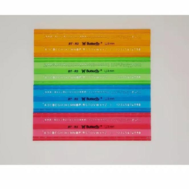 

[KODE A8FTQ] Butterfly Penggaris BT-R3 / MAL HURUF 3MM