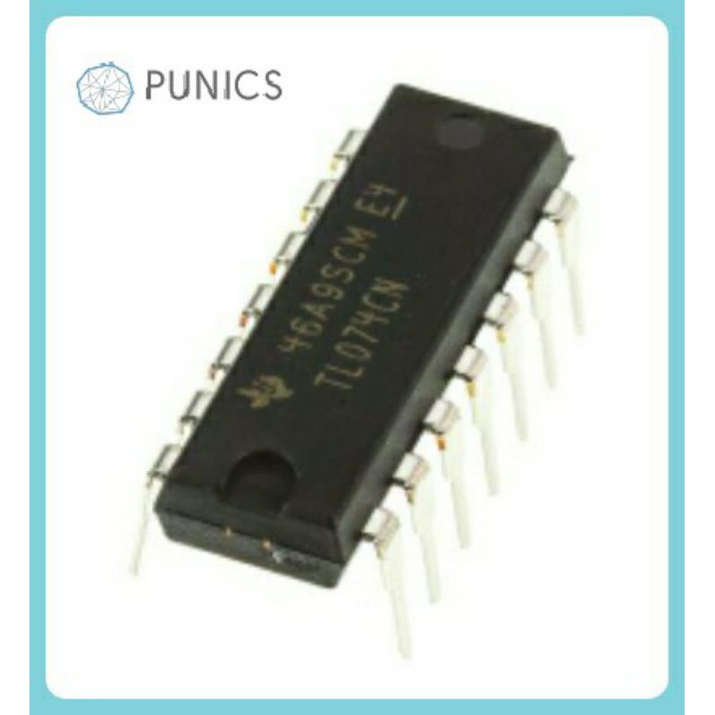 IC TL074 TL074CN Quad Linear Operational Amplifier Op-Amp JFET Texas Instruments Original