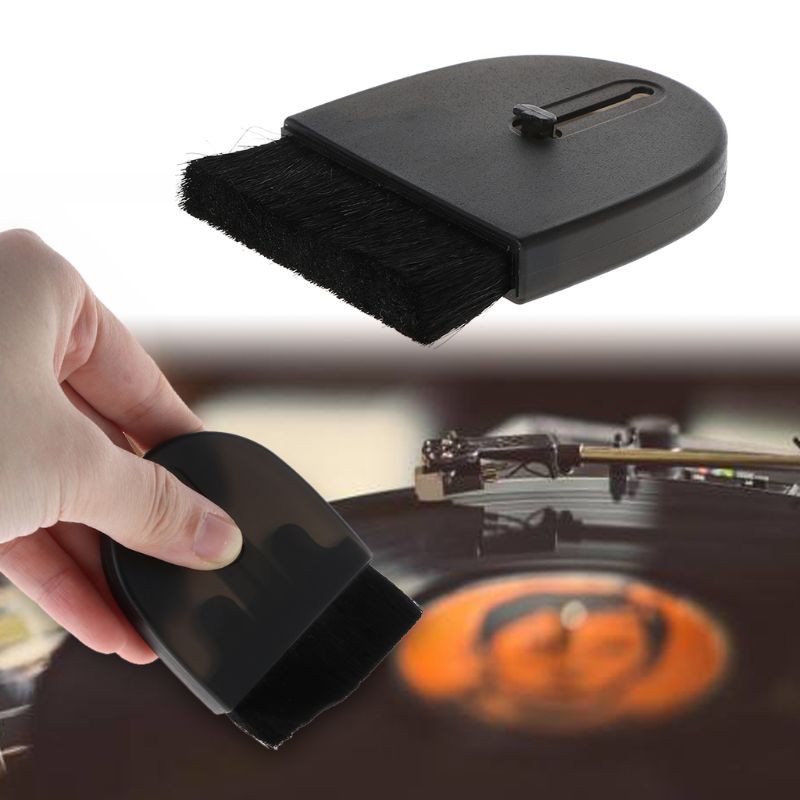 btsg Cleaning Brush Turntable LP Vinyl Player Record Anti-static Cleaner Dust Remover Accessory
