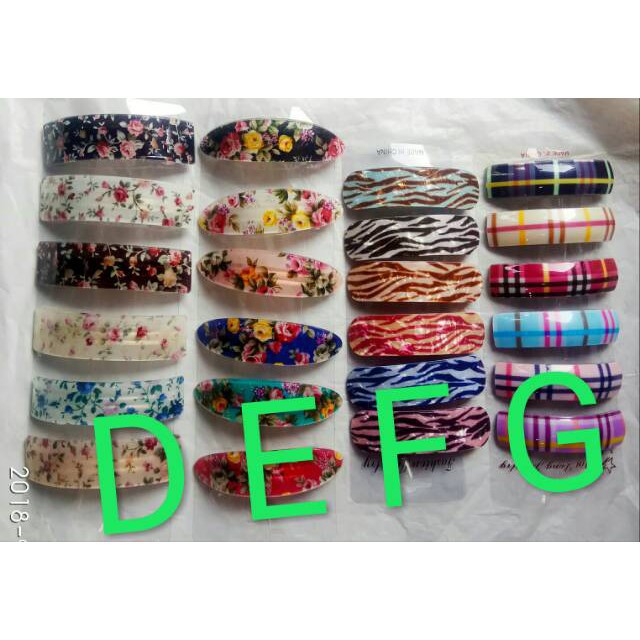 grosir  Jepit rambut otomatis dewasa isi 6 pcs