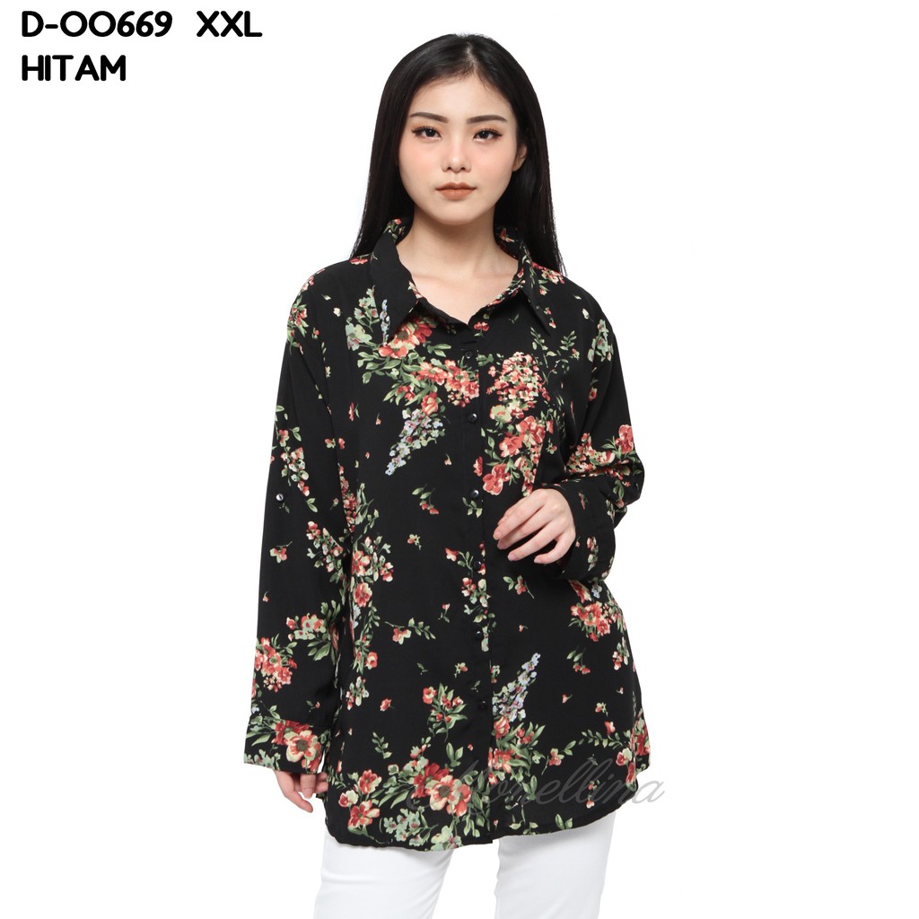 Monellina Fashion  Baju  Blouse Monalisa XXL Jumbo  Murah 