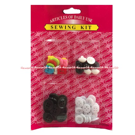 Sewing kits kancing Aneka Kacing Baju set