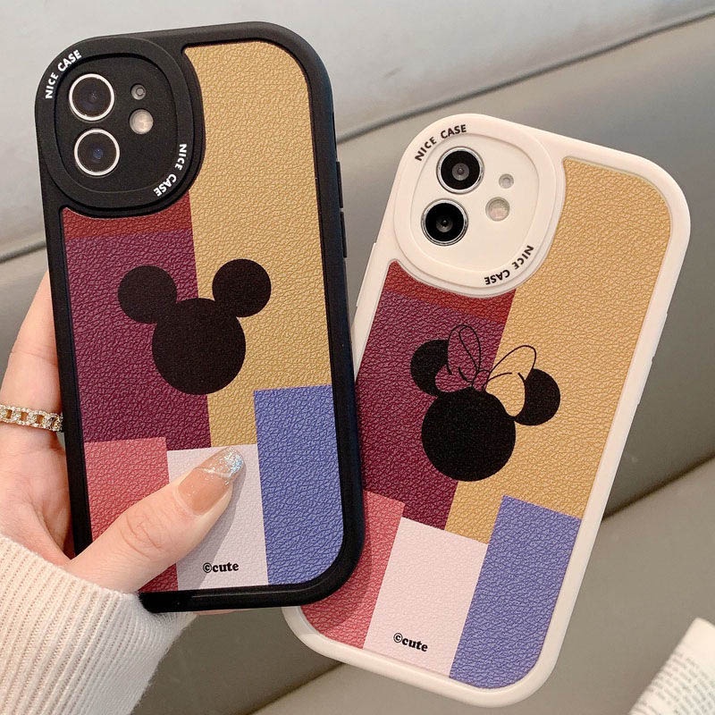 Casing IPhone 12 13 11 Pro Max X Xs Max Xr 7 8 Plus Fes1 Motif Kartun Tikus